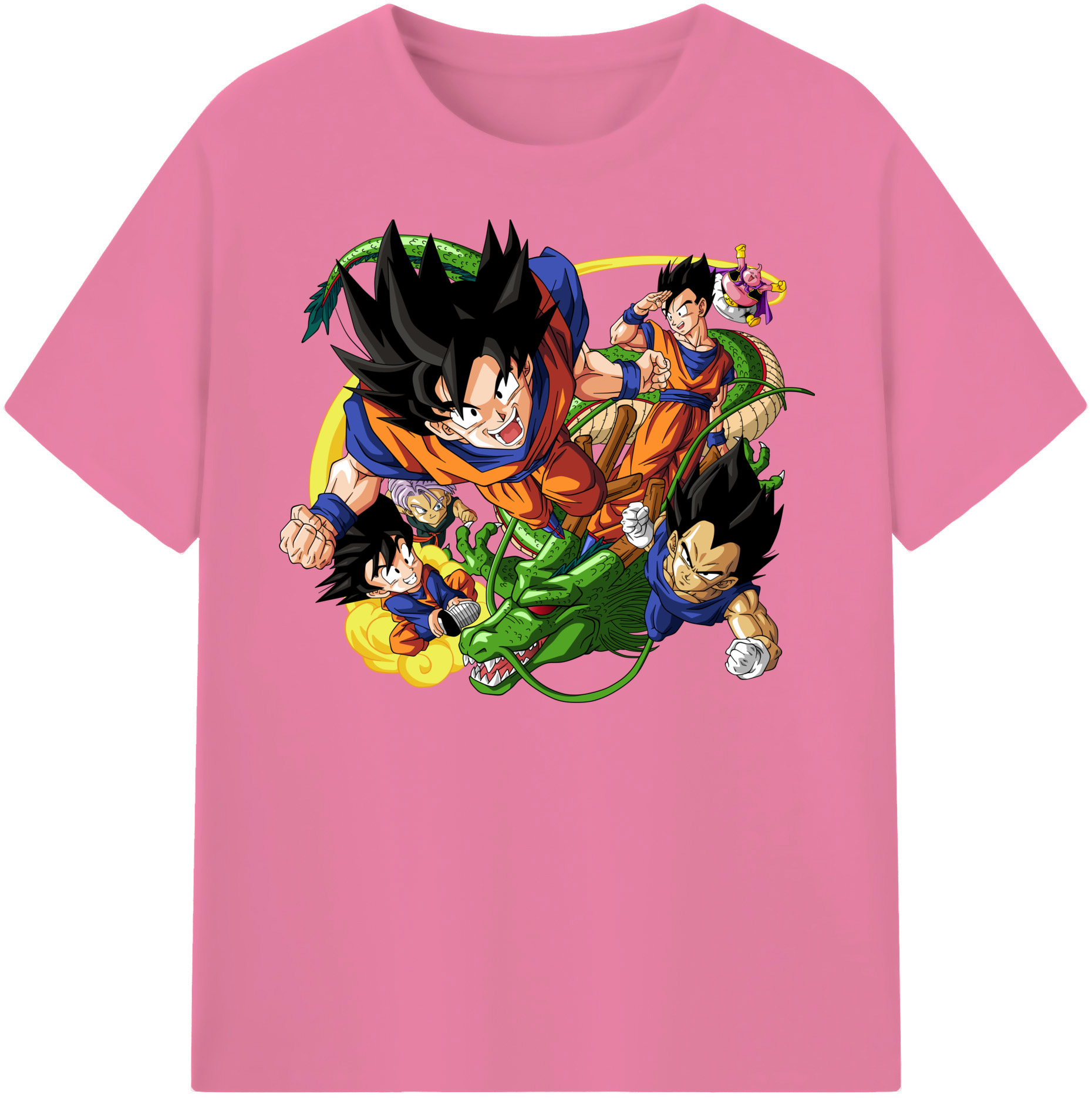 （画像用） ドラゴンボール DRAGON BALL 綿100％半袖Tシャツ（フロントプリント）